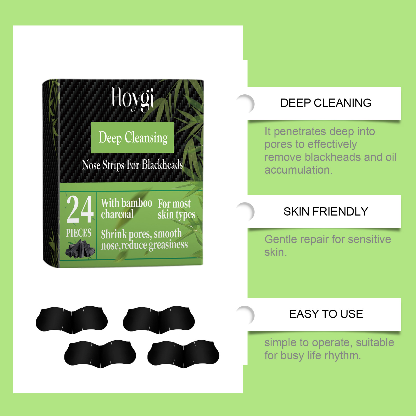 대나무 숯 코팩 블랙헤드 제거용 72매 + 무료 30m - Cleanser Face 리뷰 및 가격