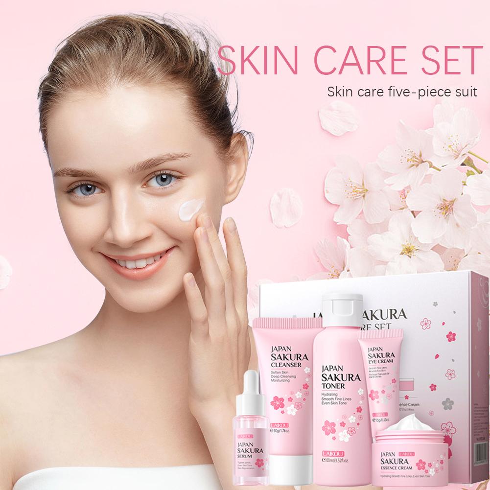 라이코우 일본 사쿠라 스킨케어 세트 세럼 리쥬버네이팅  - Skincare Glowing 리뷰 및 가격