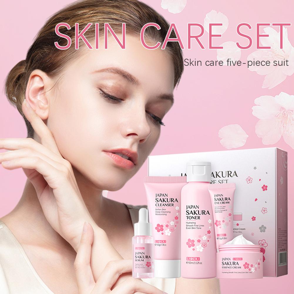 라이코우 일본 사쿠라 스킨케어 세트 세럼 리쥬버네이팅  - Skincare Glowing 리뷰 및 가격