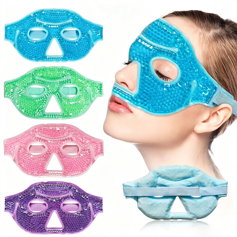 새로운 젤 비즈 압축 아이스 젤 아이 페이스 마스크 재 - Face Mask Skincare 리뷰 및 가격