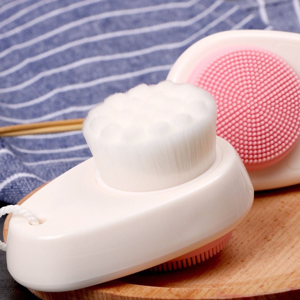 양면 실리콘 페이스 클렌징 브러시, 얼굴 클렌저, 블랙 - Cleanser Face 리뷰 및 가격